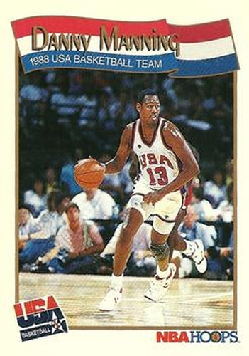 #571 Danny Manning - USA - 1991-92 Hoops Basketball