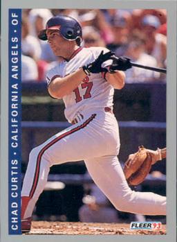 #571 Chad Curtis - California Angels - 1993 Fleer Baseball