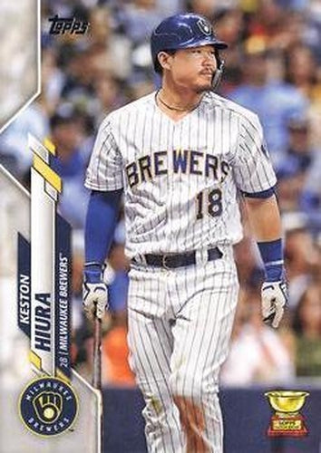 #571 Keston Hiura - Milwaukee Brewers - 2020 Topps Baseball