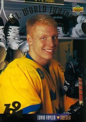 #572 Edvin Frylen - Sweden - 1993-94 Upper Deck Hockey