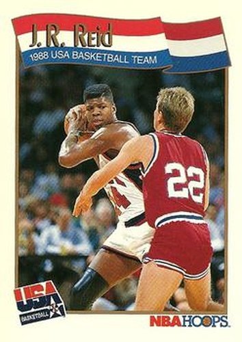 #572 J.R. Reid - USA - 1991-92 Hoops Basketball