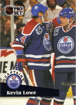 #572 Kevin Lowe - 1991-92 Pro Set Hockey