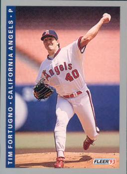 #572 Tim Fortugno - California Angels - 1993 Fleer Baseball