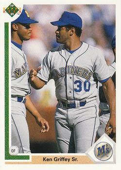 #572 Ken Griffey Sr. - Seattle Mariners - 1991 Upper Deck Baseball