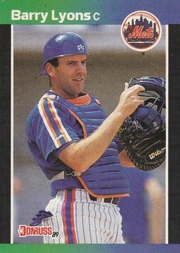 #572 Barry Lyons - New York Mets - 1989 Donruss Baseball