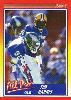 #572 Tim Harris - Green Bay Packers - 1990 Score Football