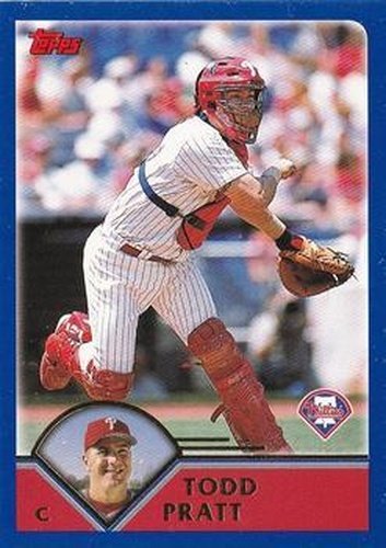 #572 Todd Pratt - Philadelphia Phillies - 2003 Topps Baseball