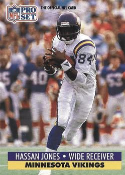 #572 Hassan Jones - Minnesota Vikings - 1991 Pro Set Football