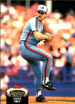 #572 Steve Frey - Montreal Expos - 1992 Stadium Club Baseball