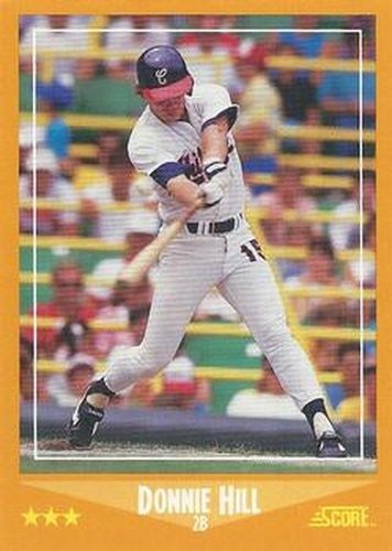 #572 Donnie Hill - Chicago White Sox - 1988 Score Baseball