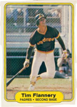 #572 Tim Flannery - San Diego Padres - 1982 Fleer Baseball
