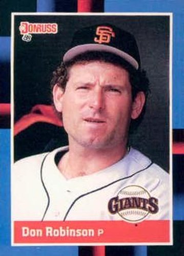 #573 Don Robinson - San Francisco Giants - 1988 Donruss Baseball