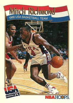 #573 Mitch Richmond - USA - 1991-92 Hoops Basketball