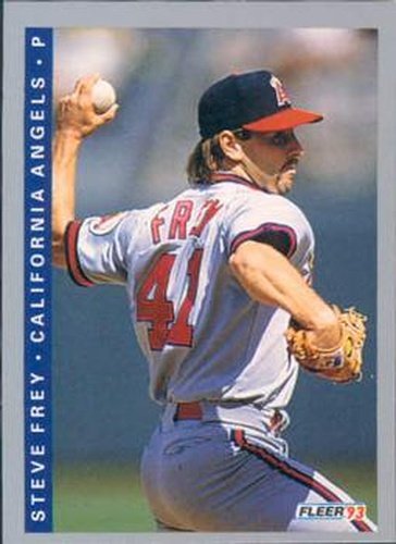 #573 Steve Frey - California Angels - 1993 Fleer Baseball