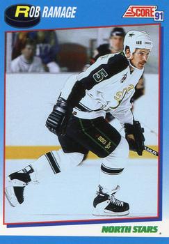 #573 Rob Ramage - Minnesota North Stars - 1991-92 Score Canadian Bilingual Hockey