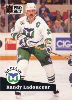 #573 Randy Ladouceur - 1991-92 Pro Set Hockey