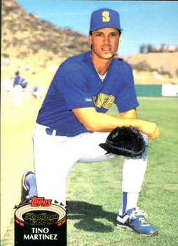 #573 Tino Martinez - Seattle Mariners - 1992 Stadium Club Baseball