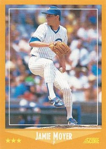 #573 Jamie Moyer - Chicago Cubs - 1988 Score Baseball