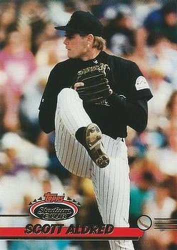 #573 Scott Aldred - Colorado Rockies - 1993 Stadium Club Baseball