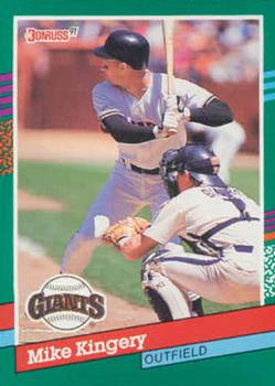 #573 Mike Kingery - San Francisco Giants - 1991 Donruss Baseball