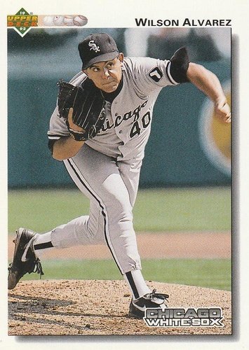 #573 Wilson Alvarez - Chicago White Sox - 1992 Upper Deck Baseball