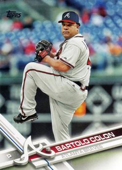 #573 Bartolo Colon - Atlanta Braves - 2017 Topps Baseball