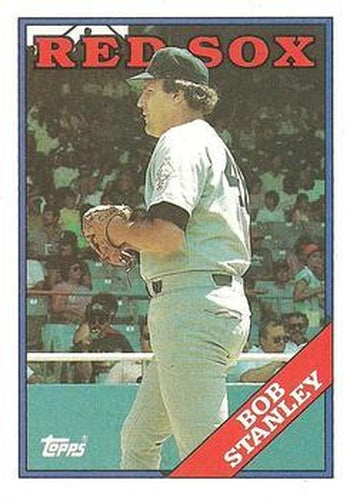 #573 Bob Stanley - Boston Red Sox - 1988 Topps Baseball