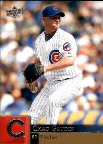 #573 Chad Gaudin - Chicago Cubs - 2009 Upper Deck Baseball