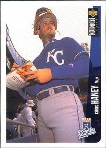 #573 Chris Haney - Kansas City Royals - 1996 Collector's Choice Baseball