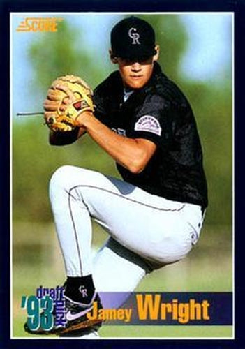 #573 Jamey Wright - Colorado Rockies -1994 Score Baseball