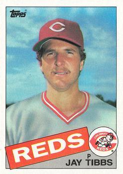 #573 Jay Tibbs - Cincinnati Reds - 1985 Topps Baseball