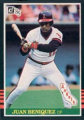 #573 Juan Beniquez - California Angels - 1985 Donruss Baseball