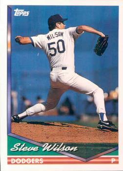 #573 Steve Wilson - Los Angeles Dodgers - 1994 Topps Baseball