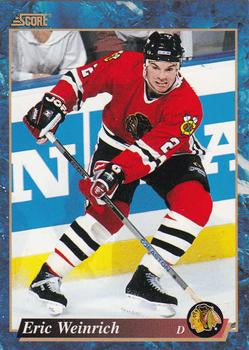 #573 Eric Weinrich - Chicago Blackhawks - 1993-94 Score Canadian Hockey