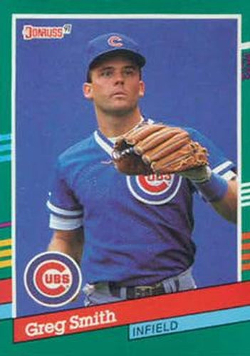 #574 Greg Smith - Chicago Cubs - 1991 Donruss Baseball