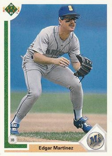 #574 Edgar Martinez - Seattle Mariners - 1991 Upper Deck Baseball
