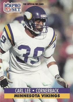 #574 Carl Lee - Minnesota Vikings - 1991 Pro Set Football