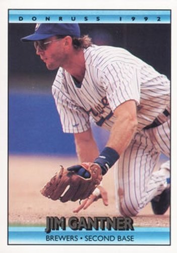 #574 Jim Gantner - Milwaukee Brewers - 1992 Donruss Baseball