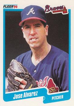 #574 Jose Alvarez - Atlanta Braves - 1990 Fleer USA Baseball