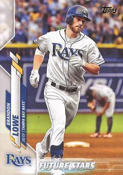 #574 Brandon Lowe - Tampa Bay Rays - 2020 Topps Baseball