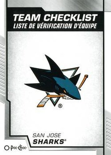 #574 San Jose Sharks - San Jose Sharks - 2020-21 O-Pee-Chee Hockey