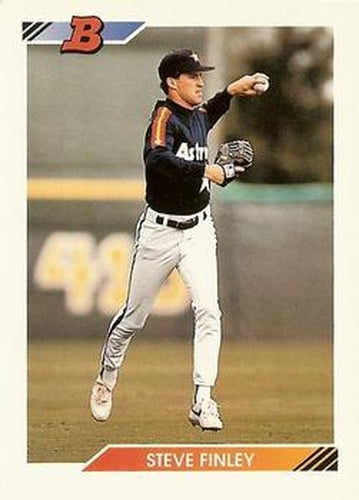 #574 Steve Finley - Houston Astros - 1992 Bowman Baseball