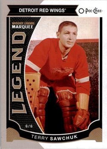 #574 Terry Sawchuk - Detroit Red Wings - 2015-16 O-Pee-Chee Hockey