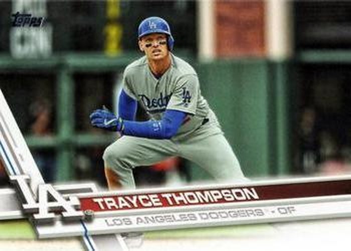 #574 Trayce Thompson - Los Angeles Dodgers - 2017 Topps Baseball