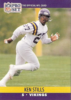 #574 Ken Stills - Minnesota Vikings - 1990 Pro Set Football