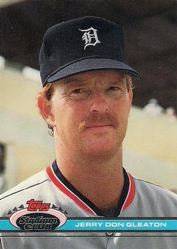 #574 Jerry Don Gleaton - Detroit Tigers - 1991 Stadium Club Baseball