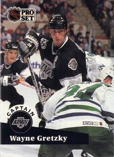 #574 Wayne Gretzky - 1991-92 Pro Set Hockey