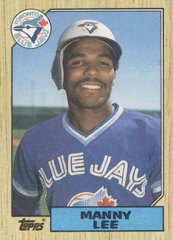 #574 Manny Lee - Toronto Blue Jays - 1987 Topps Baseball