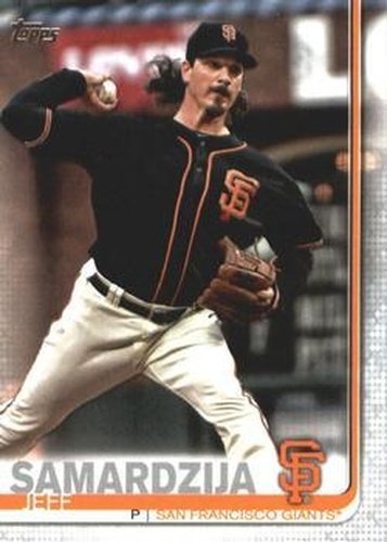 #574a Jeff Samardzija - San Francisco Giants - 2019 Topps Baseball