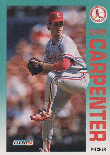 #575 Cris Carpenter - St. Louis Cardinals - 1992 Fleer Baseball